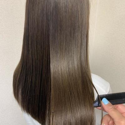 髪質改善ストレート