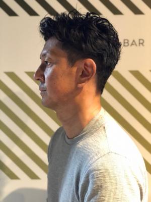 大人のパーマスタイル【BARBER-BAR】