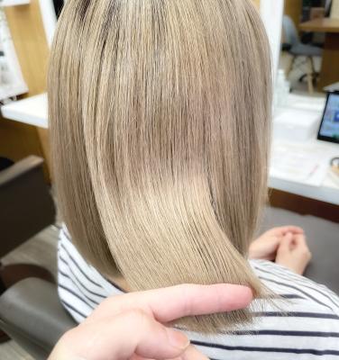 【NEW】☆キラリ☆イルミナカラー+髪質改善サブリミック酸熱