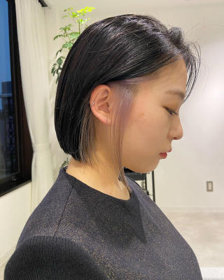 10代20代インスタ大人気耳掛けピアスインナーカラー