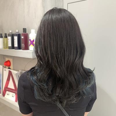 YOCO 韓国風レイヤーカットヨシンモリインナーカラー