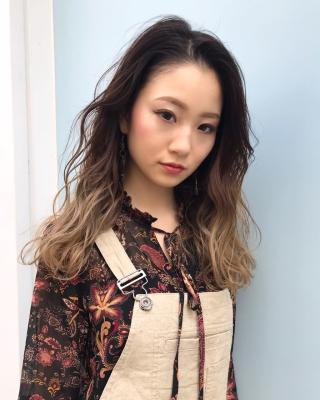 TAKUYA  ミルクティーベージュ グラデーションカラー