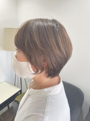 柔らかショートボブ