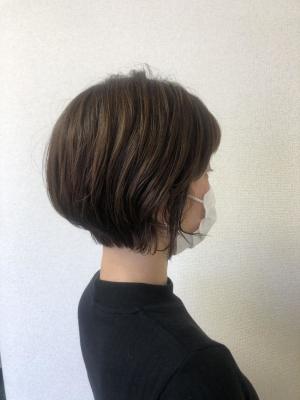 前下がりショート☆