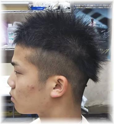 ヘアサロンハラダ×ショートスパイキーヘアカット