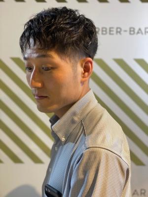 大人のパーマスタイル【BARBER-BAR】