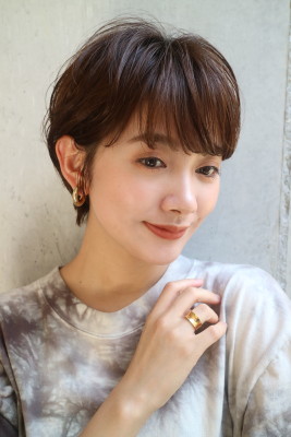 夏ショート コスメパーマ 30代40代人気☆ 夏ショート コスメパーマ 30代40代人気☆のイメージ画像