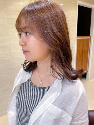 透明感！ラベンダーグレージュ◎深井みさき◎