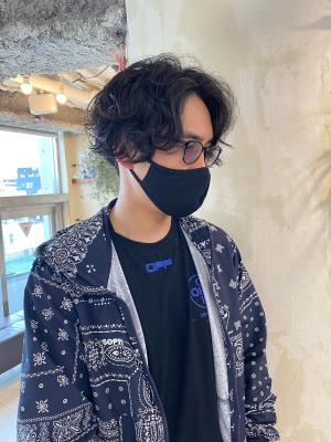 ミディアムニュアンスセンターパート
