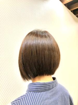 小顔ボブ/ショートボブ/ナチュラルブラウン/30代40代50 小顔ボブ/ショートボブ/ナチュラルブラウン/30代40代50