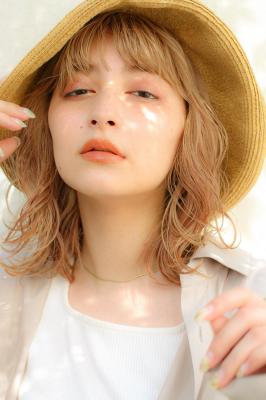夏のハイトーンカラー