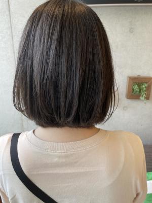 シンプルうるつや大人ボブディ