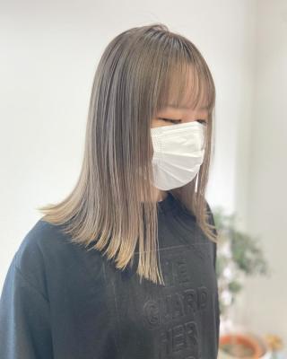 【YOKE】20代30代ロングボブ前下がりツヤ感