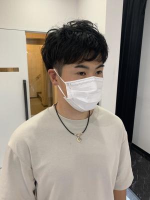メンズツーブロックショート【クスダ】