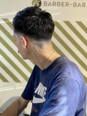 アイロンパーマで直毛改善【BARBERーBAR】