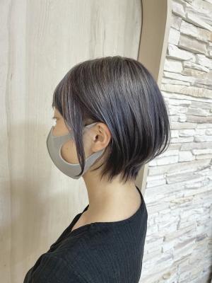 ハイトーン×丸みショート！