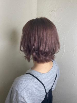 【Reir下北沢】*フェザーウルフボブ+ペールモーヴ*