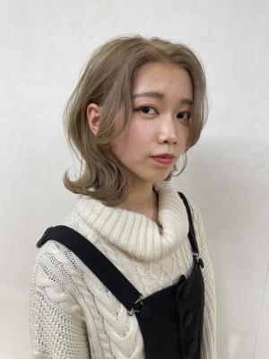 miu&清水大誠　♯ベージュ系韓国ヘアー♪