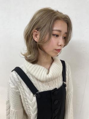 miu&清水大誠　♯ベージュ系韓国ヘアー♪