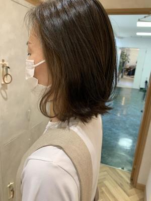 白髪ぼかしハイライトandインナーカラー