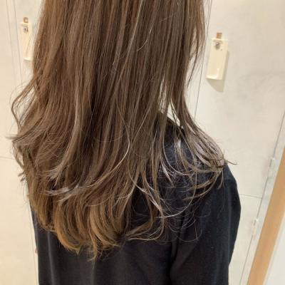 グラデーションピスタチオカラー×レイヤースタイル♪いずみ