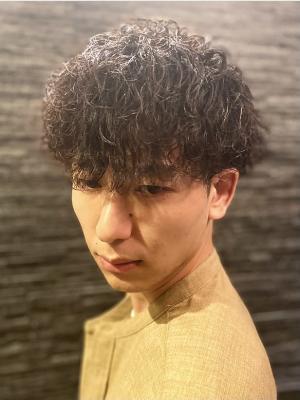 ツイストスパイラルパーマ×マッシュ