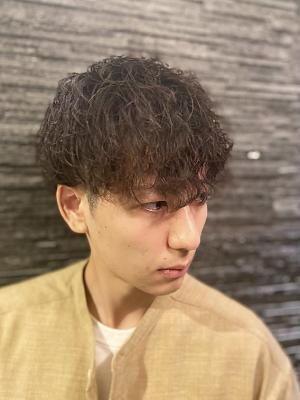 ツイストスパイラルパーマ×マッシュ