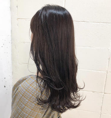 アッシュブラウン×ロングレイヤー アッシュブラウン×ロングレイヤーのイメージ画像