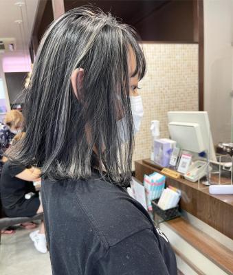 ★細めのコントラストハイライトデザイン★