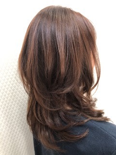 大人可愛い/ウルフレイヤー/くびれ/ナチュラル/小顔/30代 大人可愛い/ウルフレイヤー/くびれ/ナチュラル/小顔/30代
