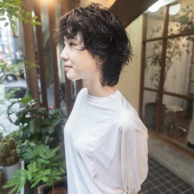 《e's中目黒美容室》70s風ラフ感ウルフ【Genta】