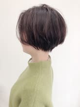 透け感ショート