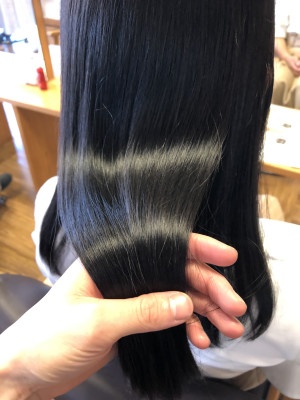 髪質改善ストレート