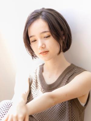 柔らかい大人ボブ