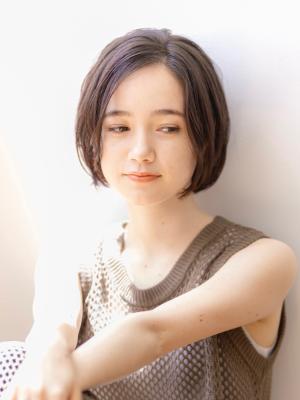 柔らかい大人ボブ
