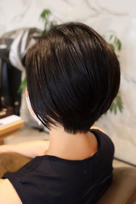 自然な仕上がり縮毛矯正ボブ