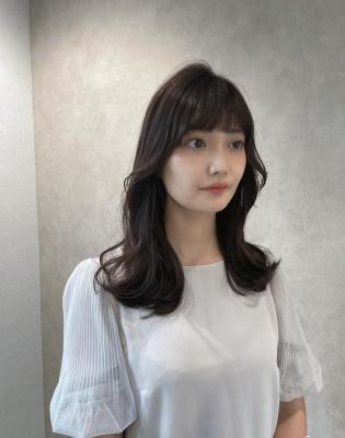 miu&清水大誠　#韓国風くびれヘアー♪