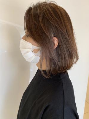 【白髪ぼかしハイライト】