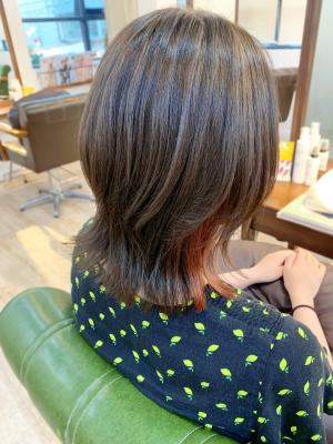 【山田】お客様スタイル☆インナーカラーウルフくびれレイヤー 【山田】お客様スタイル☆インナーカラーウルフくびれレイヤーのイメージ画像