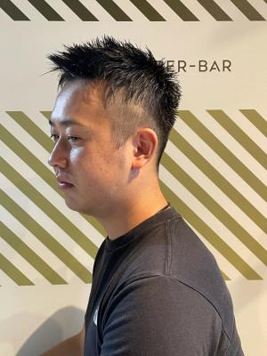 大人の刈り上げスタイル【BARBER-BAR】