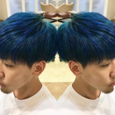 マリンブルー×マッシュ