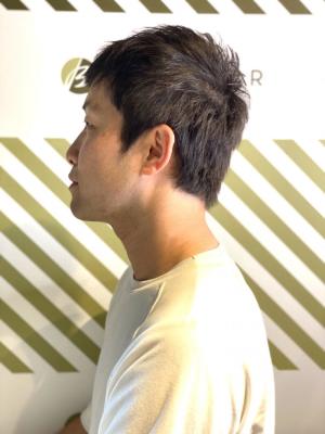 大人のシンプルショート【BARBER-BAR】