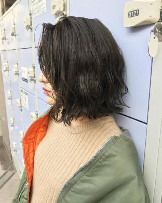 YOKE 大人ボブ グレーアッシュ 髪質改善