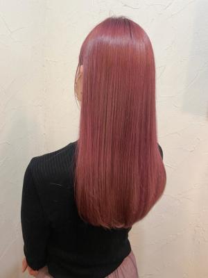 【Reir下北沢】*ストレートロング+ピンクベージュ* 【Reir下北沢】*ストレートロング+ピンクベージュ*のイメージ画像