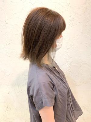 【flor 戸塚】*インナーカラー+ペールグレー×ベージュ* 【flor 戸塚】*インナーカラー+ペールグレー×ベージュ*