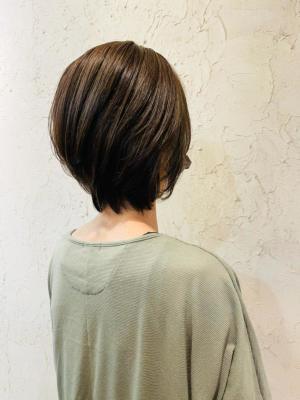 【flor 戸塚】*ナチュラルショート+マロンベージュ*