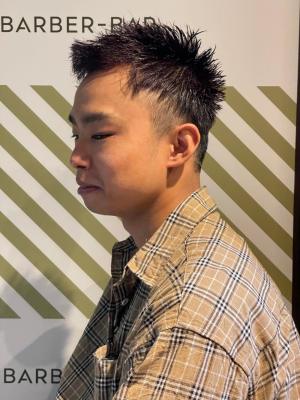 大人の刈り上げスタイル【BARBER-BAR】