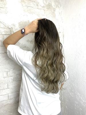 グラデーショングレージュ10代20代15400円