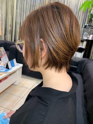 ハンサムショート/小顔/丸み/グラデーション/ショート/20 ハンサムショート/小顔/丸み/グラデーション/ショート/20