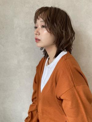 miu＆岩本康太 大人可愛いレイヤースタイル